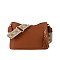Tassel Front Pocket Crossbody Bag Hobo
