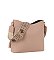 Tassel Front Pocket Crossbody Bag Hobo
