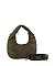 Quilted Nylon Hobo Shoulder Bag