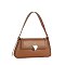 Heart Flap Shoulder Bag
