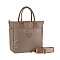 Nylon Travel Satchel Tote Bag