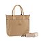 Nylon Travel Satchel Tote Bag