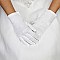 FASHIONABLE WHITE COTTON GLOVES SLGLV1031