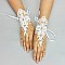 FASHIONABLE WEDDING LACE GLOVE SLGLV1055