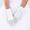 FASHIONABLE SHORT SATIN GLOVES