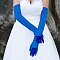 FASHIONABLE EXTRA LONG SATIN GLOVES SLGLV57