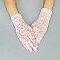 FASHIONABLE LACE GLOVES W/ FLOWERS SLGLV960