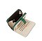 Twist Lock Flap Wallet Wristlet