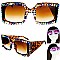 STYLISH SPARKLING RHINESTONE SQUARE SUNGLASSES