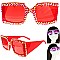 STYLISH SPARKLING RHINESTONE SQUARE SUNGLASSES