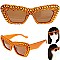 SPARKLING RHINESTONE CAT EYE SUNGLASSES