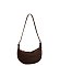 Faux Suede Crossbody Bag