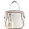 Tassel & Chain Accent HIGH FASHION Medium Tote