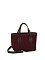 Faux Suede Top Handle Tote Satchel
