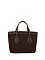 Faux Suede Top Handle Tote Satchel