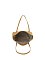 Faux Suede Boston Bag