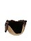 Faux Suede 2-in-1 Bucket Shoulder Bag