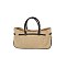 Faux Suede Belted Satchel
