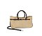 Faux Suede Belted Satchel