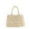 Crocheted Woven Macrame Knot Satchel