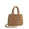 Crocheted Woven Macrame Knot Satchel