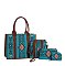 Aztec Tribal 4-in-1 Boxy Satchel