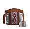 Aztec Tribal 2-in-1 Crossbody Bag