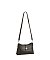 Twist Lock Flap Shoulder Bag
