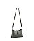 Twist Lock Flap Shoulder Bag