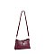 Twist Lock Flap Shoulder Bag