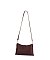 Twist Lock Flap Shoulder Bag