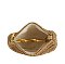 Straw Metal Handle Satchel