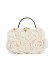 Chiffon Rose Floral Clutch Evening Bag