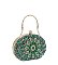 Rhinestone Floral Evening Bag Clutch