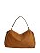 Faux Suede Satchel