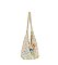 Flower Charm Crochet Hobo Bag