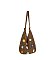 Flower Charm Crochet Hobo Bag