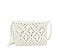 Crocheted Woven Macrame Crossbody Bag