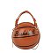 Basketball Shaped Crossbody Bag