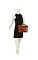 Embossed Flower Satchel