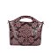 Embossed Flower Satchel