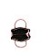 Embossed Flower Top Handle Satchel
