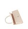 Pleated Flap Pearl Handle Clutch