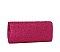 Glitter Pleated Clutch