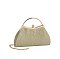 Glitter Pleated Clutch
