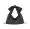 Rhinestone Bow Slouchy Purse