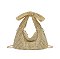 Rhinestone Bow Slouchy Purse