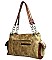 Rhinestone Gun Western Satchel