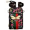 Swagger Multi Graffiti Queen Bee Stripe Cell Phone Purse Crossbody Bag