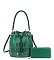The Bucket Draw String Hobo -Shoulder Bag with Wallet